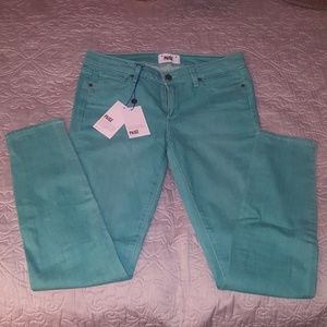 PAIGE Turquoise Jeans